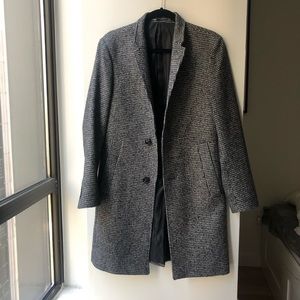 Zara gray tweed coat